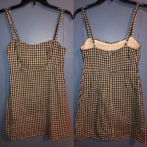Checkered Cami Mini Dress